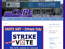 Tablet Screenshot of cupe5167.org